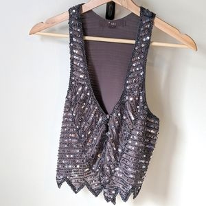Sequin sparkle vest, Forever 21